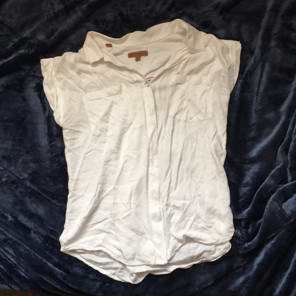 White button up top